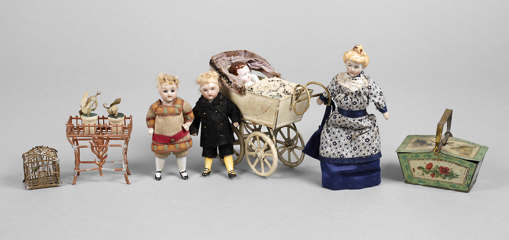 Konvolut Puppenstubenzubehör