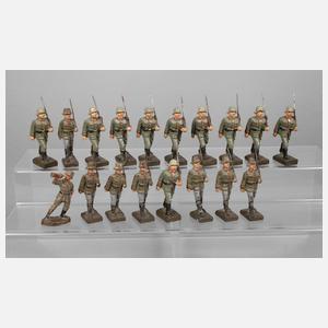 Lineol Konvolut Marschsoldaten