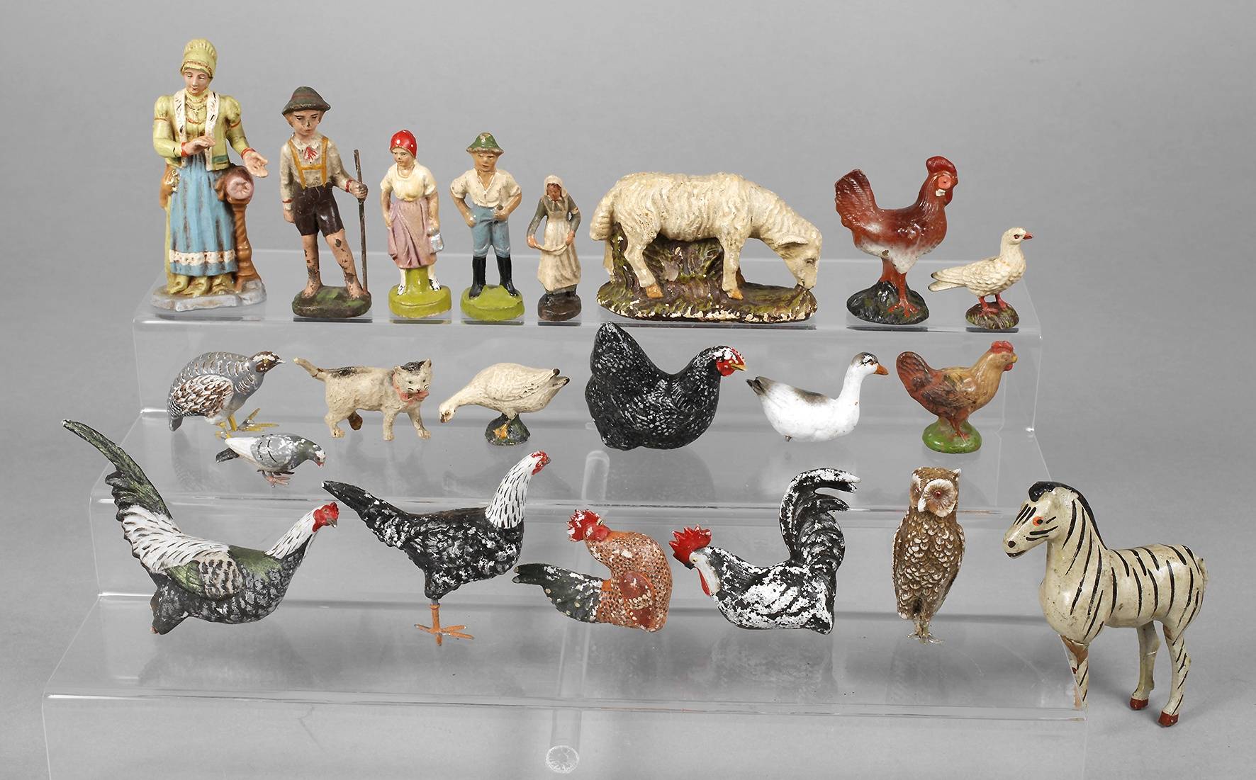 Konvolut Bauernhoffiguren