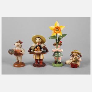 Konvolut Aufstellfiguren Erzgebirge