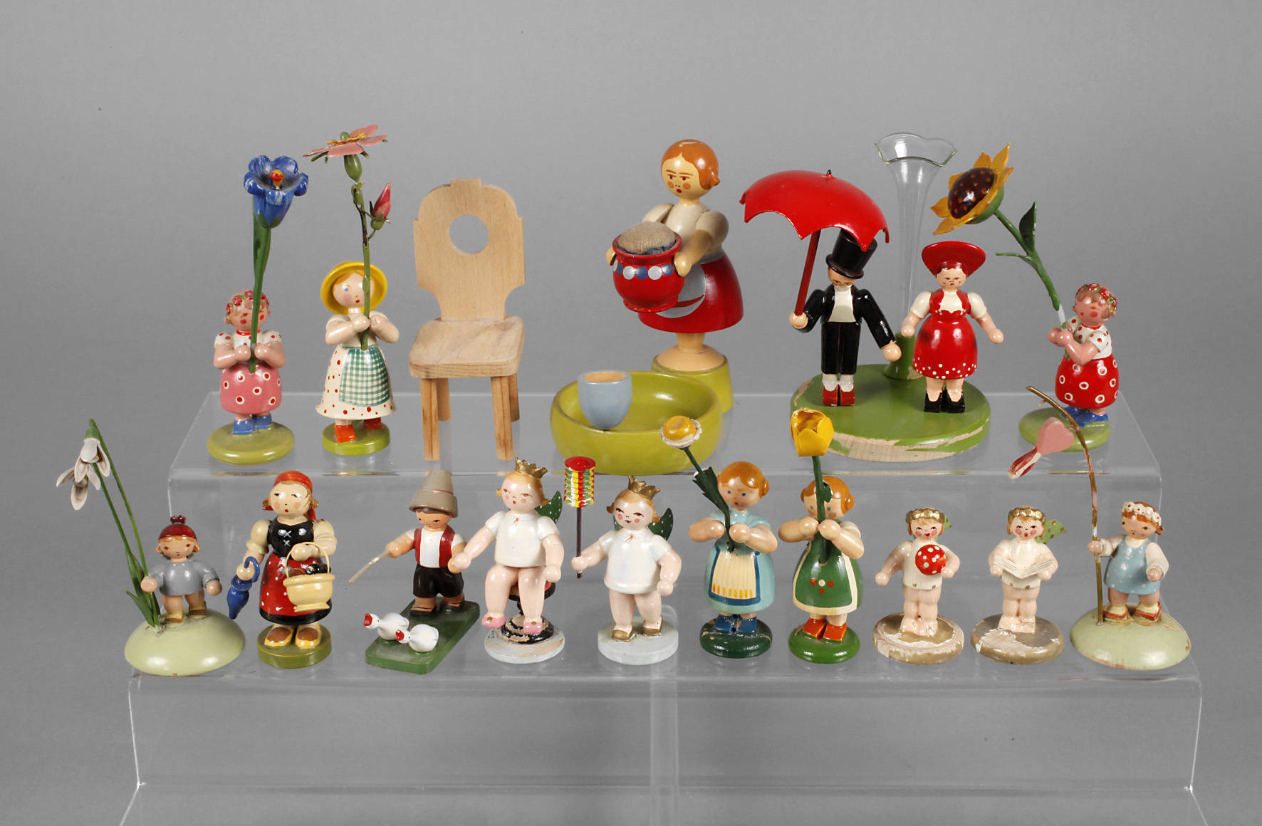 Konvolut Aufstellfiguren Erzgebirge