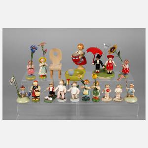 Konvolut Aufstellfiguren Erzgebirge
