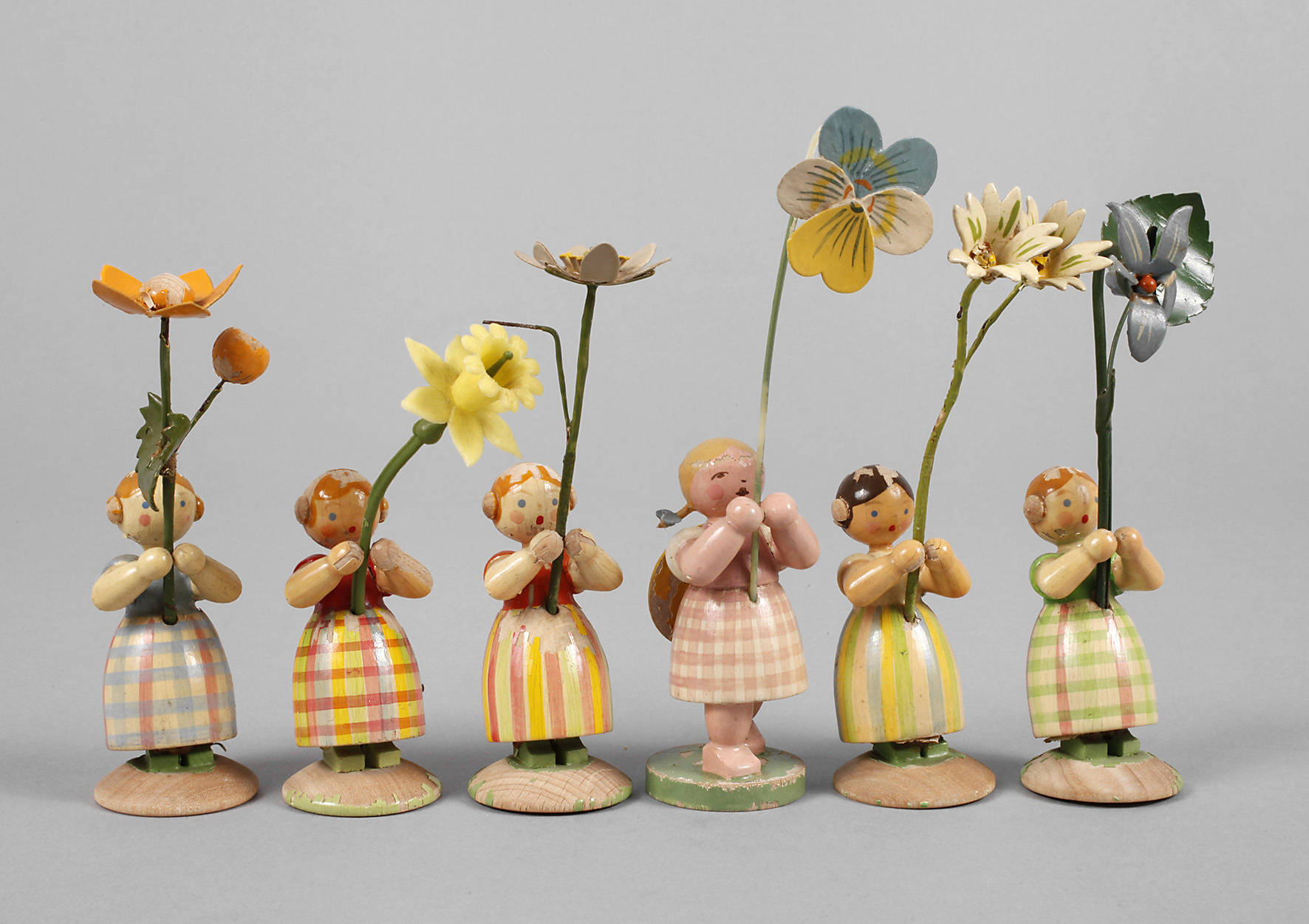 Konvolut Blumenkinder Erzgebirge