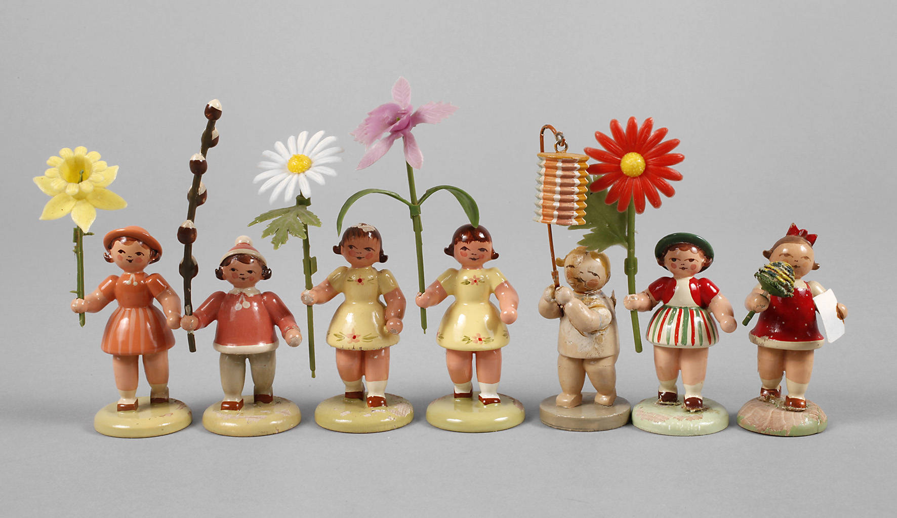 Konvolut Blumenkinder Erzgebirge