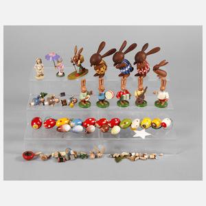 Konvolut Osterdekorationen Erzgebirge