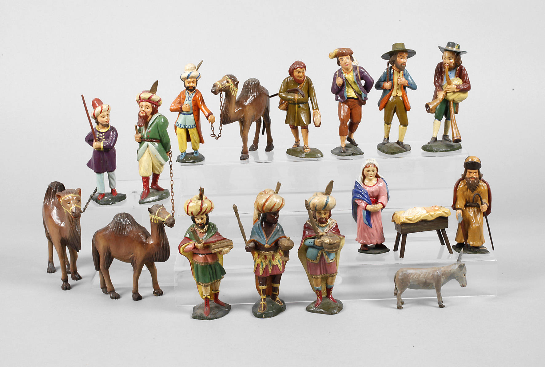 Krippenszene Erzgebirge