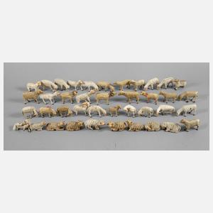 Konvolut Krippenfiguren Erzgebirge