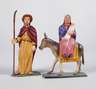 Paar Krippenfiguren Erzgebirge