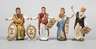 Vier Krippenfiguren Erzgebirge
