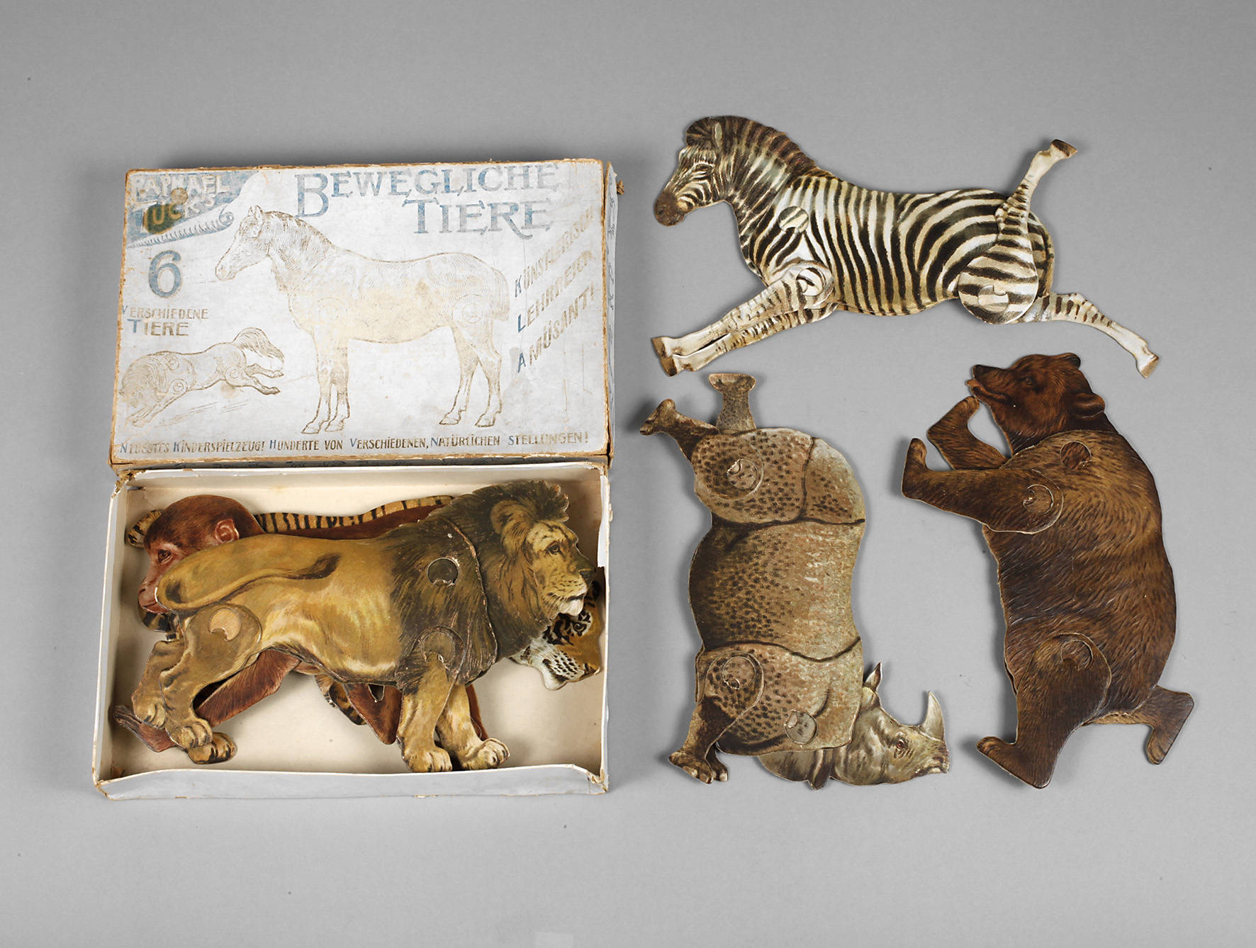 Spiel ”Bewegliche Tiere”