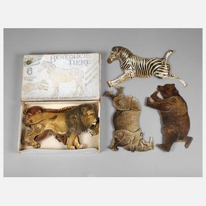 Spiel ”Bewegliche Tiere”