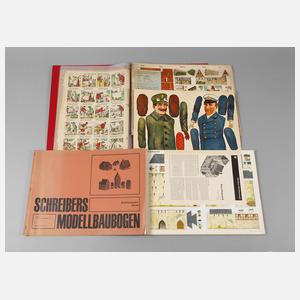 Konvolut Modellbaubögen