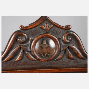 Stutzuhr Biedermeier