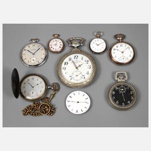 Konvolut Taschenuhren