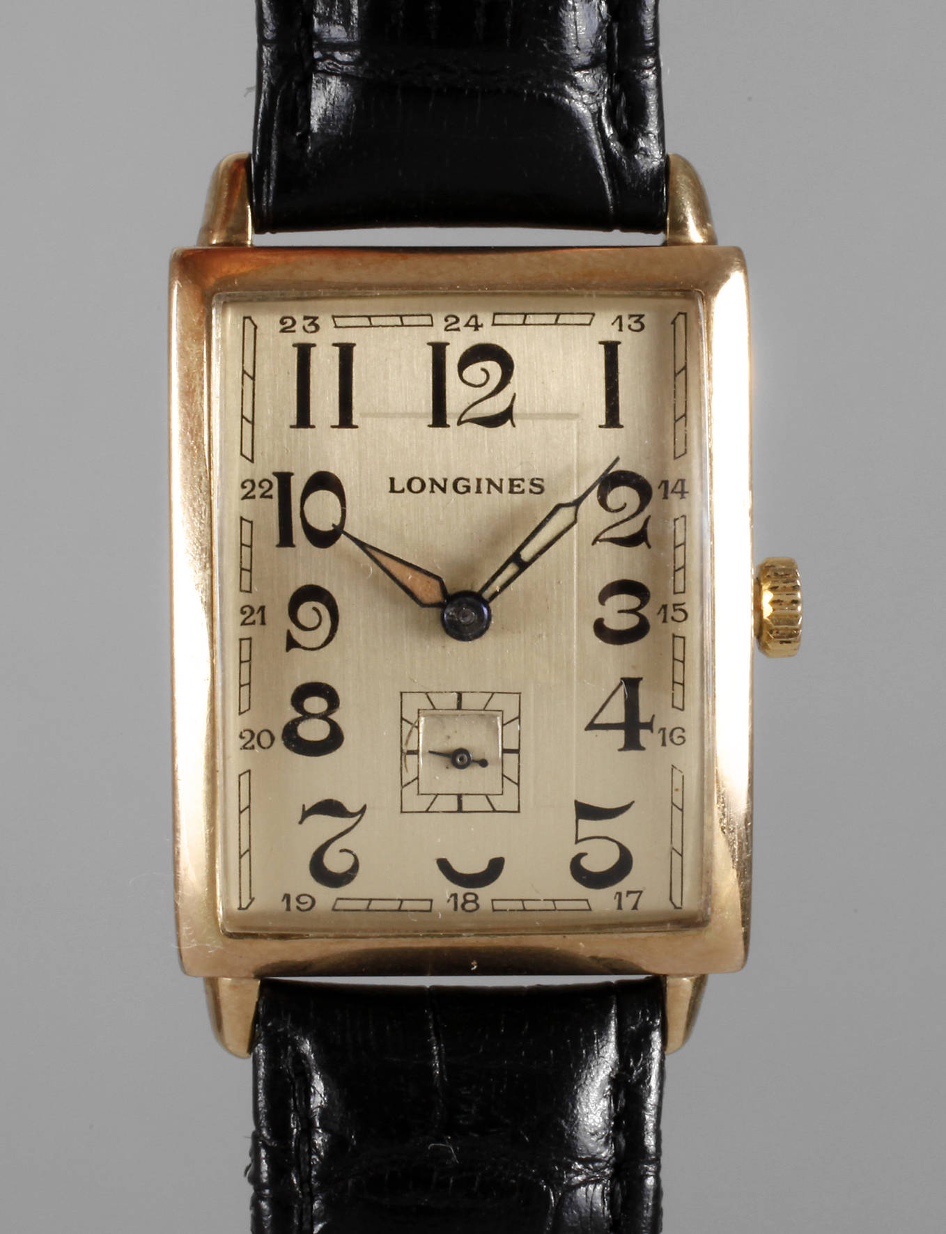 Herrenarmbanduhr Longines Gold