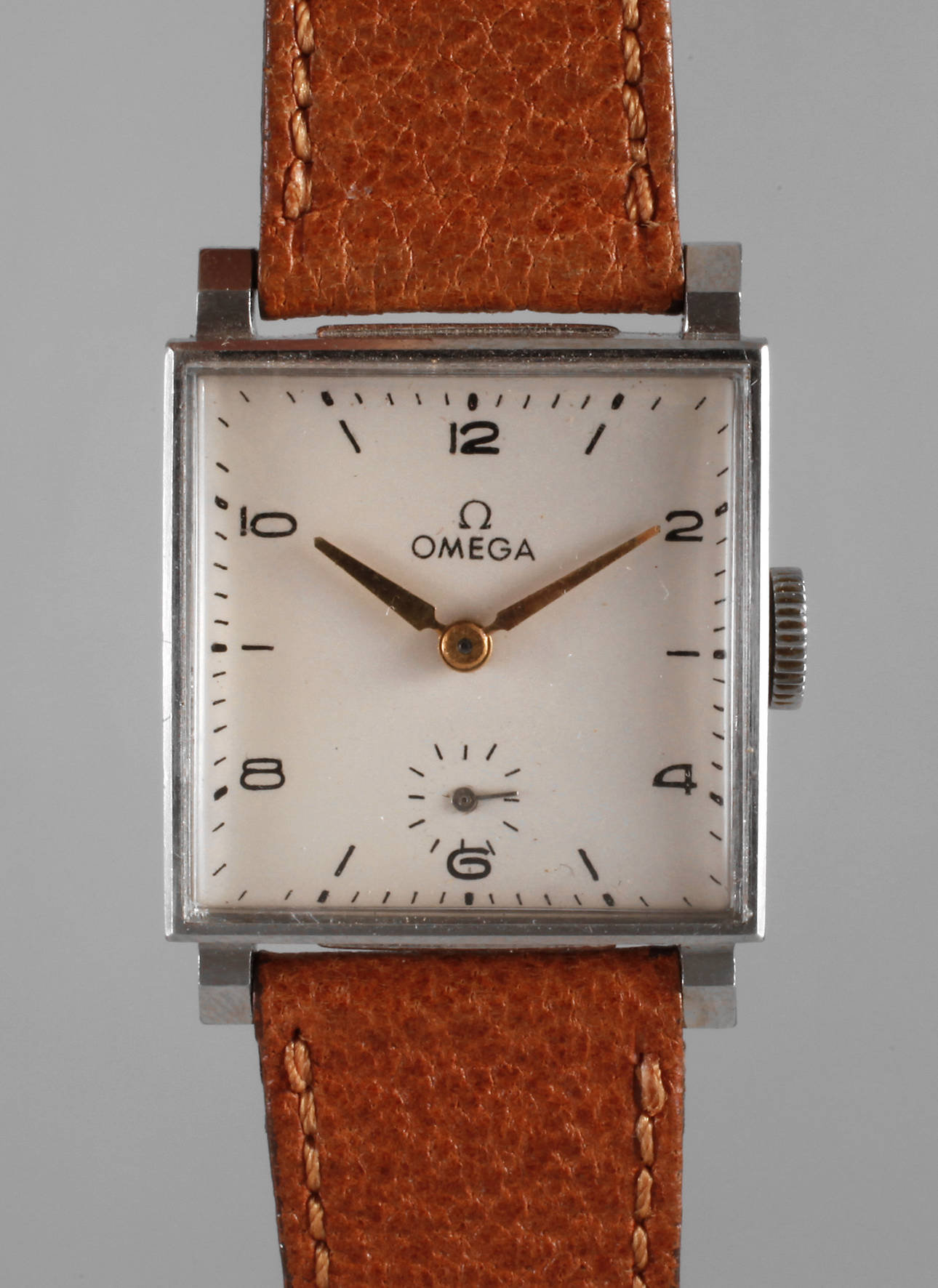 Herrenarmbanduhr Omega Stahl