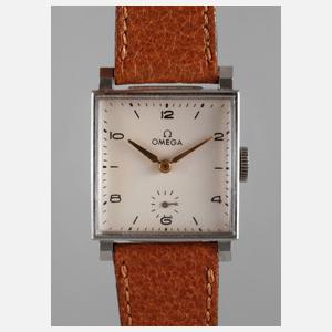 Herrenarmbanduhr Omega Stahl