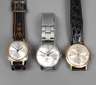 Drei Herrenarmbanduhren Ruhla