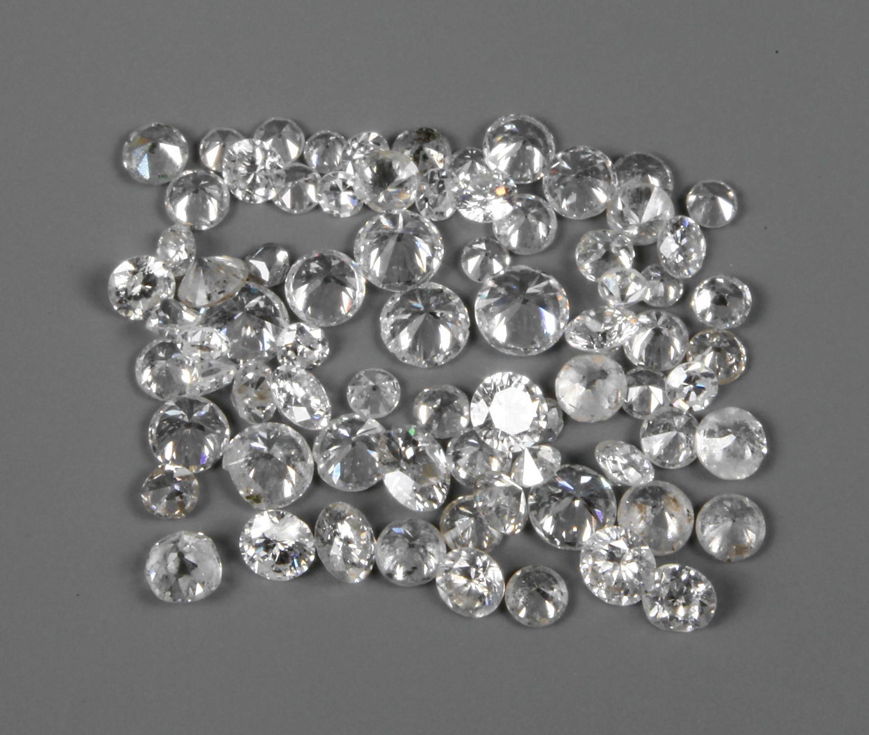 Konvolut Brillanten gesamt 3,06 ct