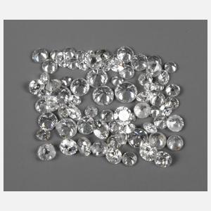 Konvolut Brillanten gesamt 3,06 ct