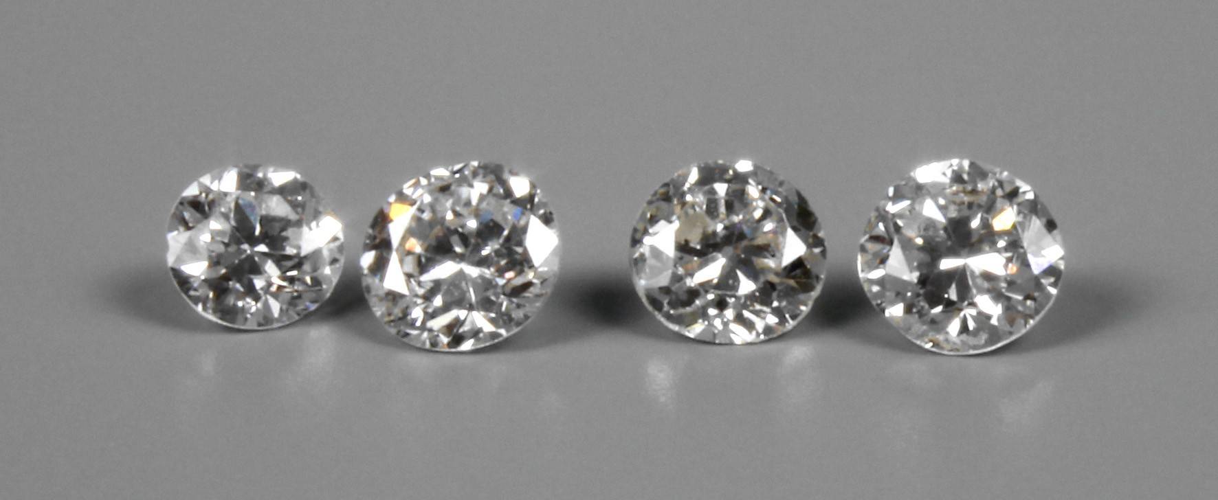 Vier Brillanten gesamt 0,60 ct