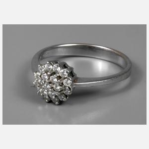 Damenring mit Brillanten