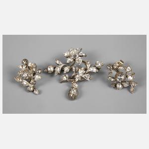 Viktorianisches Schmuckset mit Brillanten