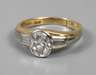 Damenring mit Diamanten, ca. 1,2 ct