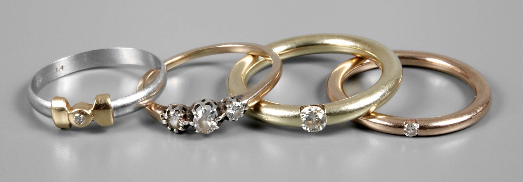 Konvolut Brillantringe