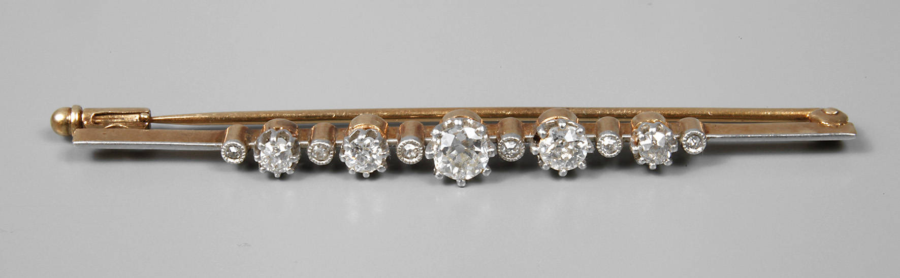 Stabbrosche mit Brillantbesatz