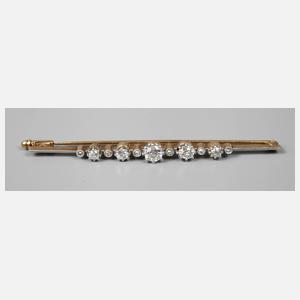 Stabbrosche mit Brillantbesatz