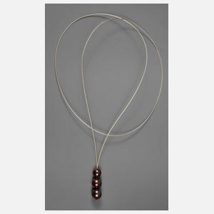 Designercollier mit Zuchtperlen