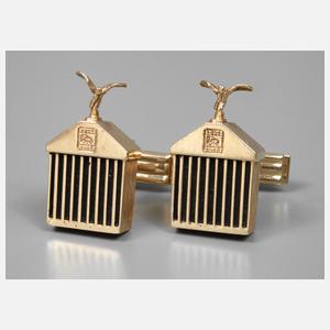 Paar Manschettenknöpfe Rolls Royce