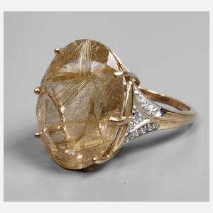 Damenring mit Rutilquarz