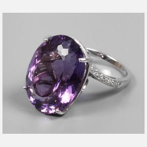 Damenring mit Amethyst