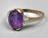 Damenring mit Amethyst und Brillanten