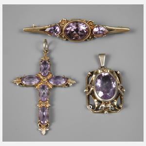Konvolut Amethystschmuck