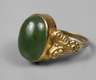 Damenring mit Jadecabochon