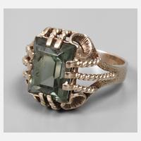 Damenring mit synthetischem Spinell111