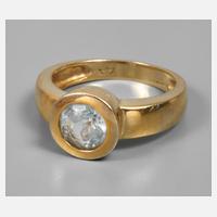 Damenring mit Blautopas111