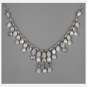 Collier mit Mondsteinen