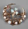 Feine Opalbrosche