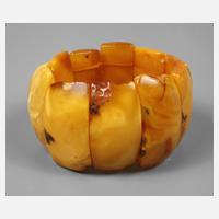 Breites Bernsteinarmband Butterscotch111