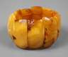 Breites Bernsteinarmband Butterscotch