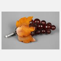 Bernsteinbrosche als Traube111