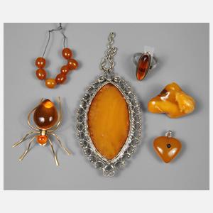 Konvolut Bernsteinschmuck