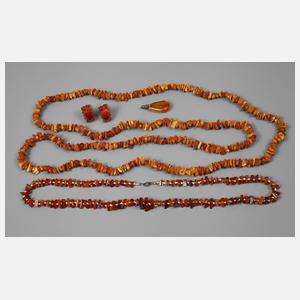 Konvolut Bernsteinschmuck