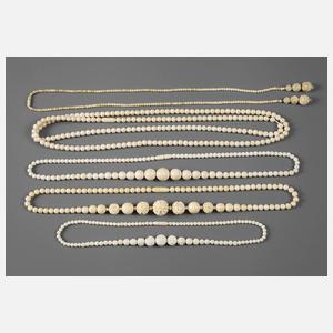 Konvolut Elfenbeinketten