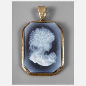 Anhänger mit Achatkamee