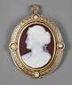 Brosche mit Kamee